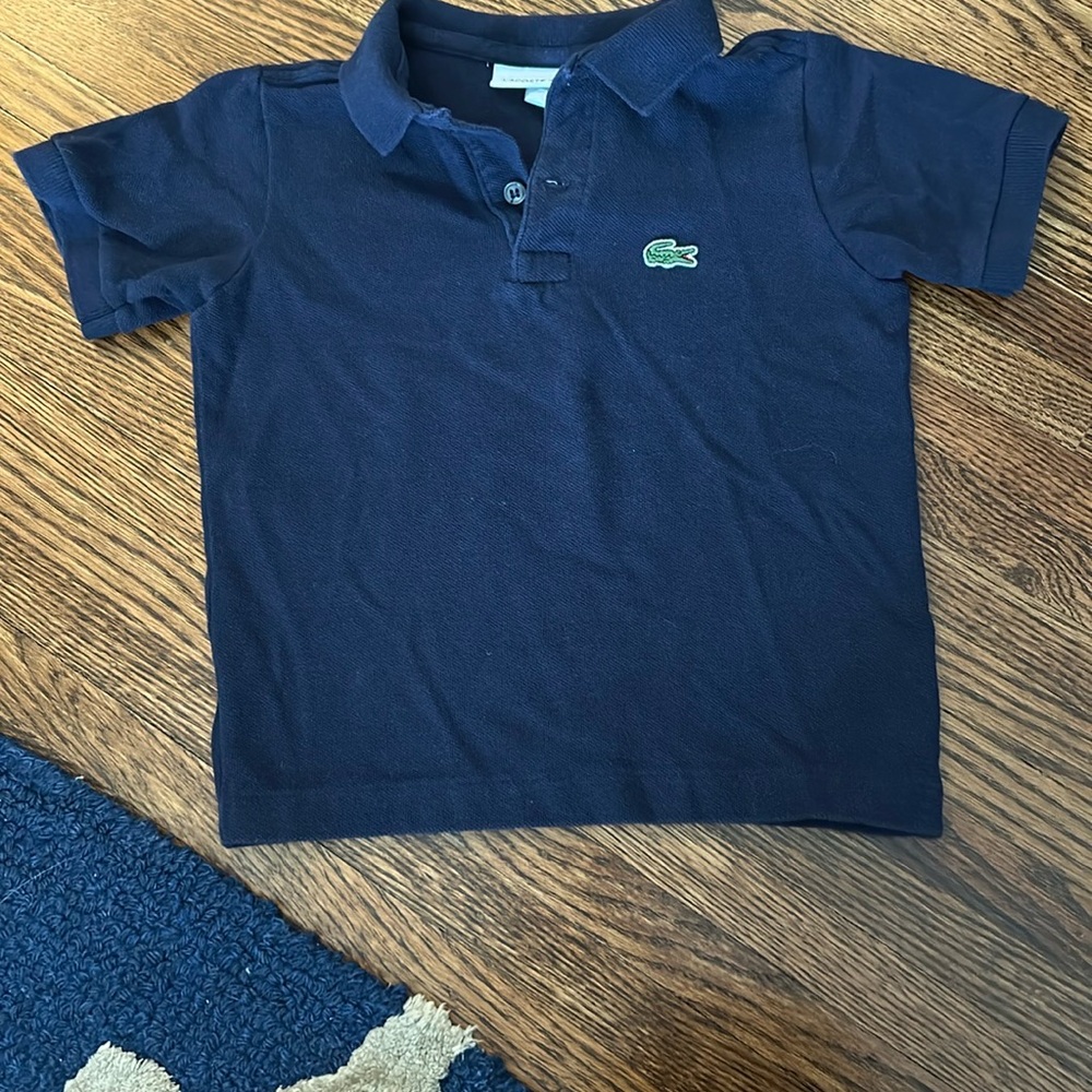 Lacoste Kids Navy Polo Shirt